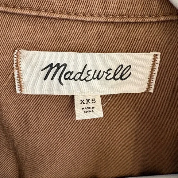 Madewell Long Sleeve Tie Waist Fatigue Jumpsuit XXS - Picture 4 of 6